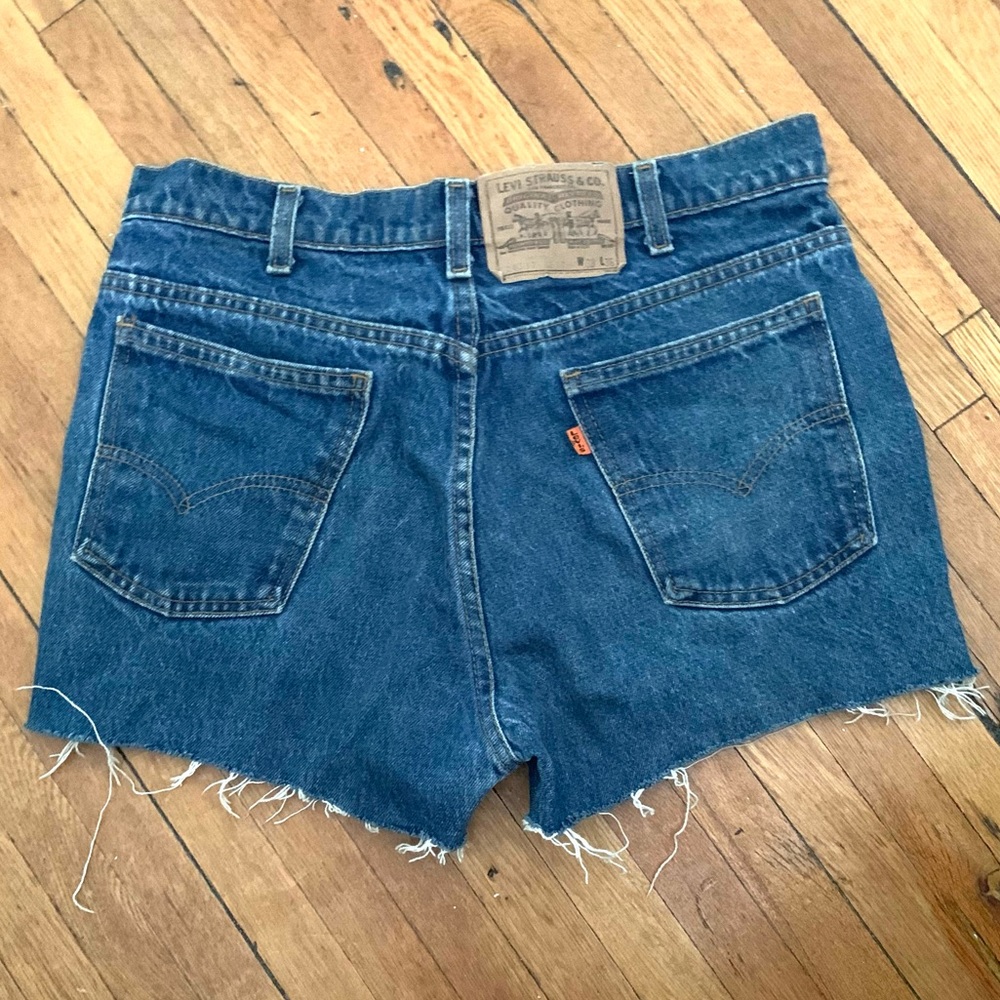 Vintage Orange Tab Levi’s Cuttoffs